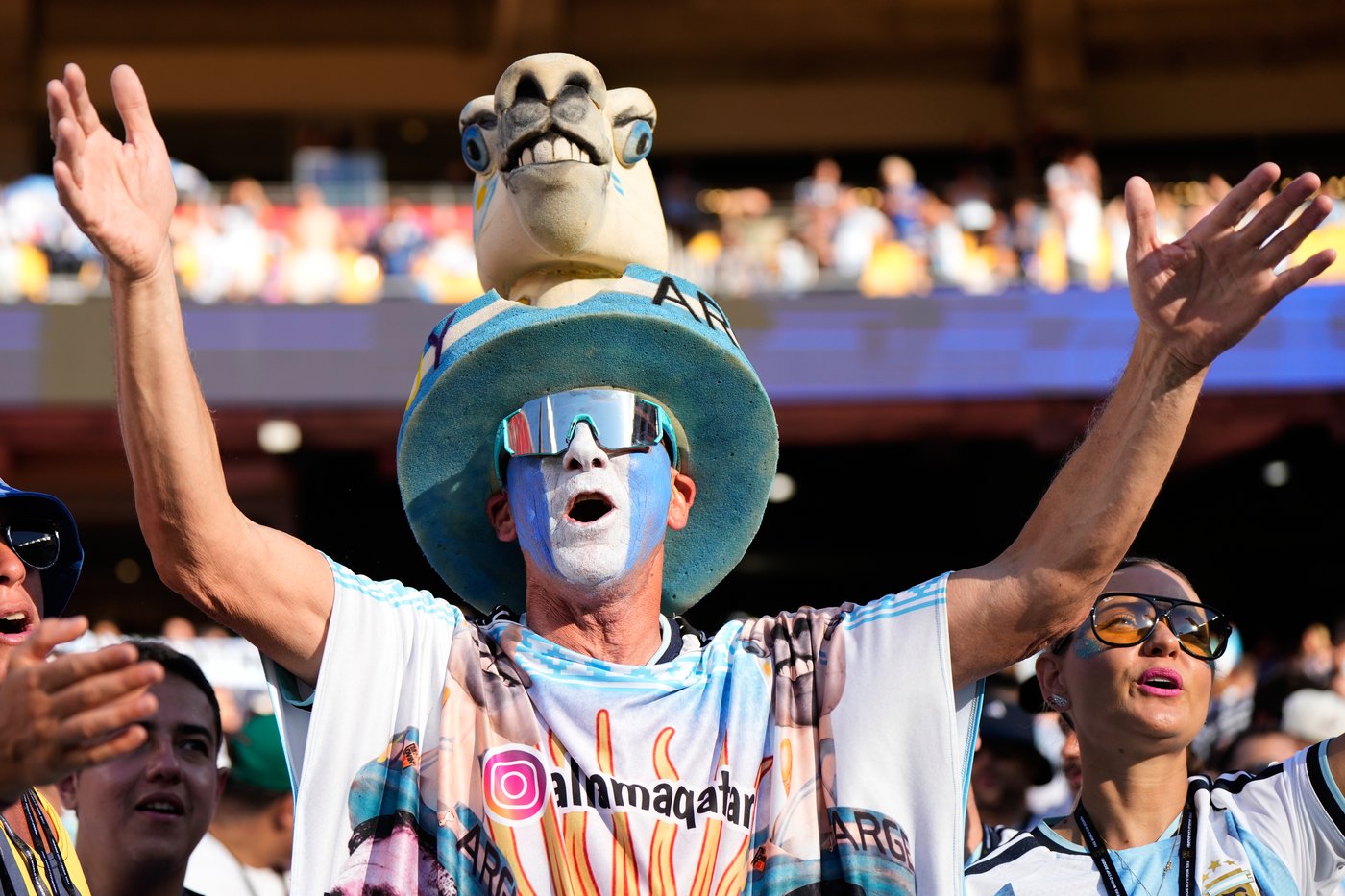 World Cup fans flood stadiums and fan zones with dazzling costumes, facepaint and flags - in photos | iNFOnews.ca