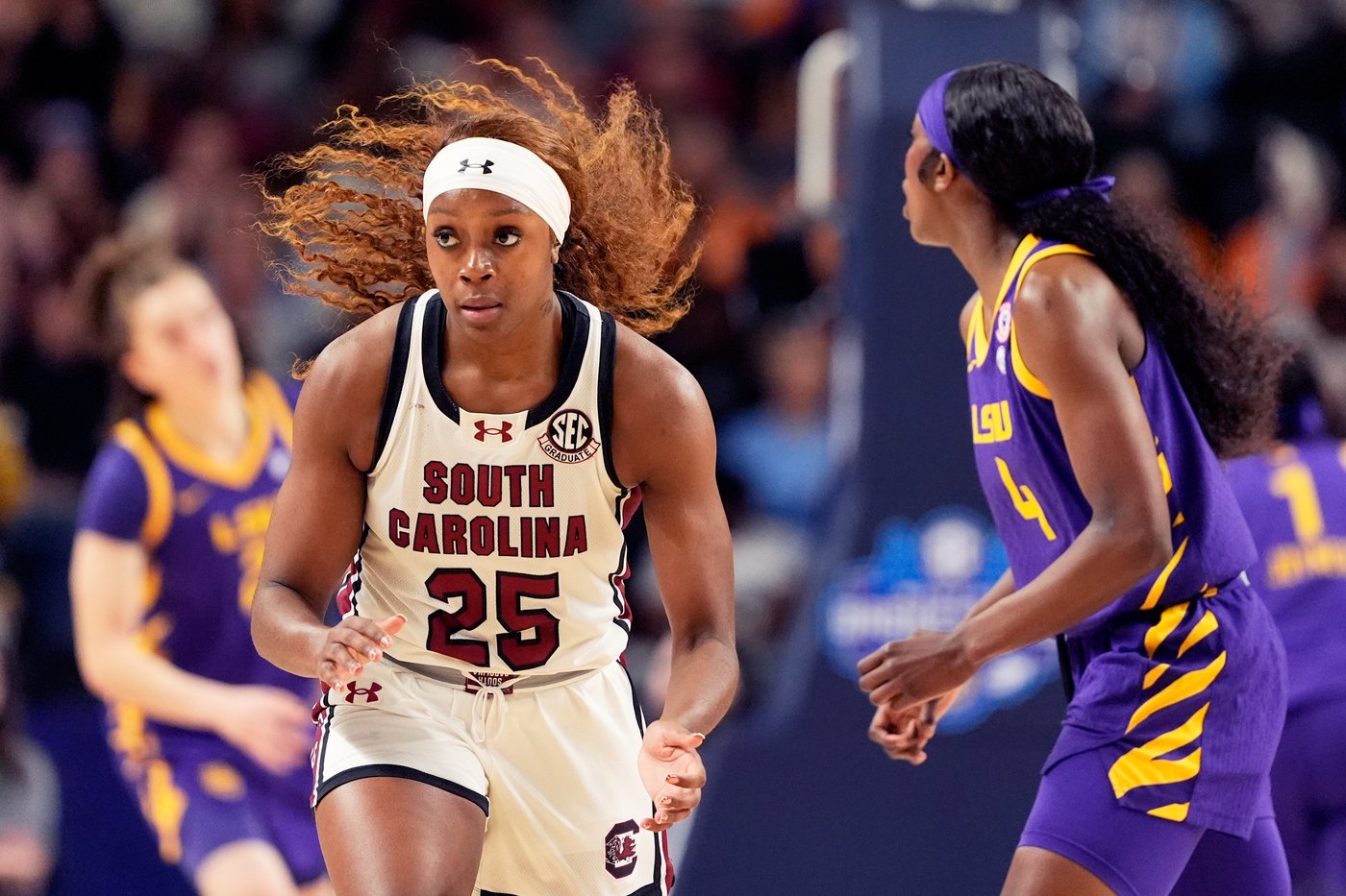 Raven Johnson's 22 points lift No. 3 South Carolina past No. 6 LSU 83-77 in SEC Tournament semis | iNFOnews.ca Raven Johnson's 22 points lift No. 3 South Carolina past No. 6 LSU 83-77 in SEC Tournament semis | iNFOnews.ca