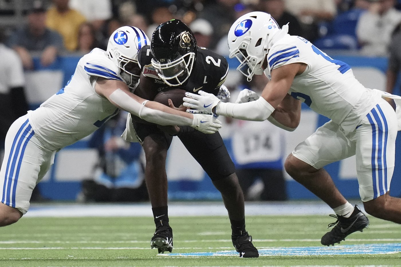 Hunter and Sanders close successful chapter at Colorado despite blowout loss to BYU in Alamo Bowl | iNFOnews.ca Hunter and Sanders close successful chapter at Colorado despite blowout loss to BYU in Alamo Bowl | iNFOnews.ca