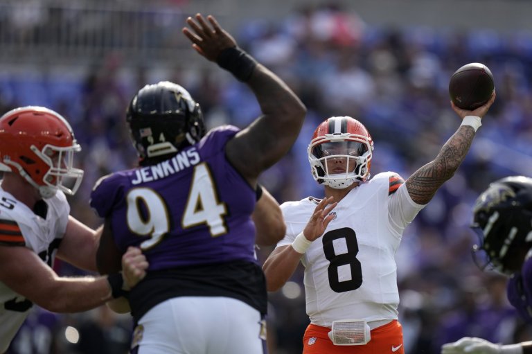 Rookie Dillon Gabriel named Browns starting QB after Joe Flacco is benched | iNFOnews.ca