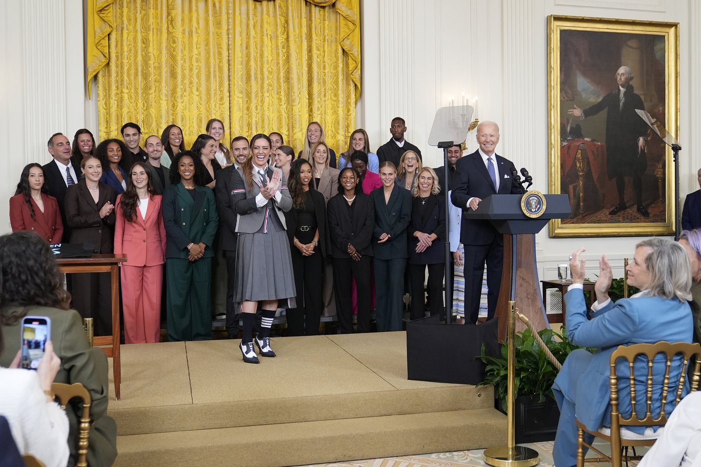 As he welcomes Gotham FC, Biden says “a woman can do anything a man can do," including be president | iNFOnews.ca