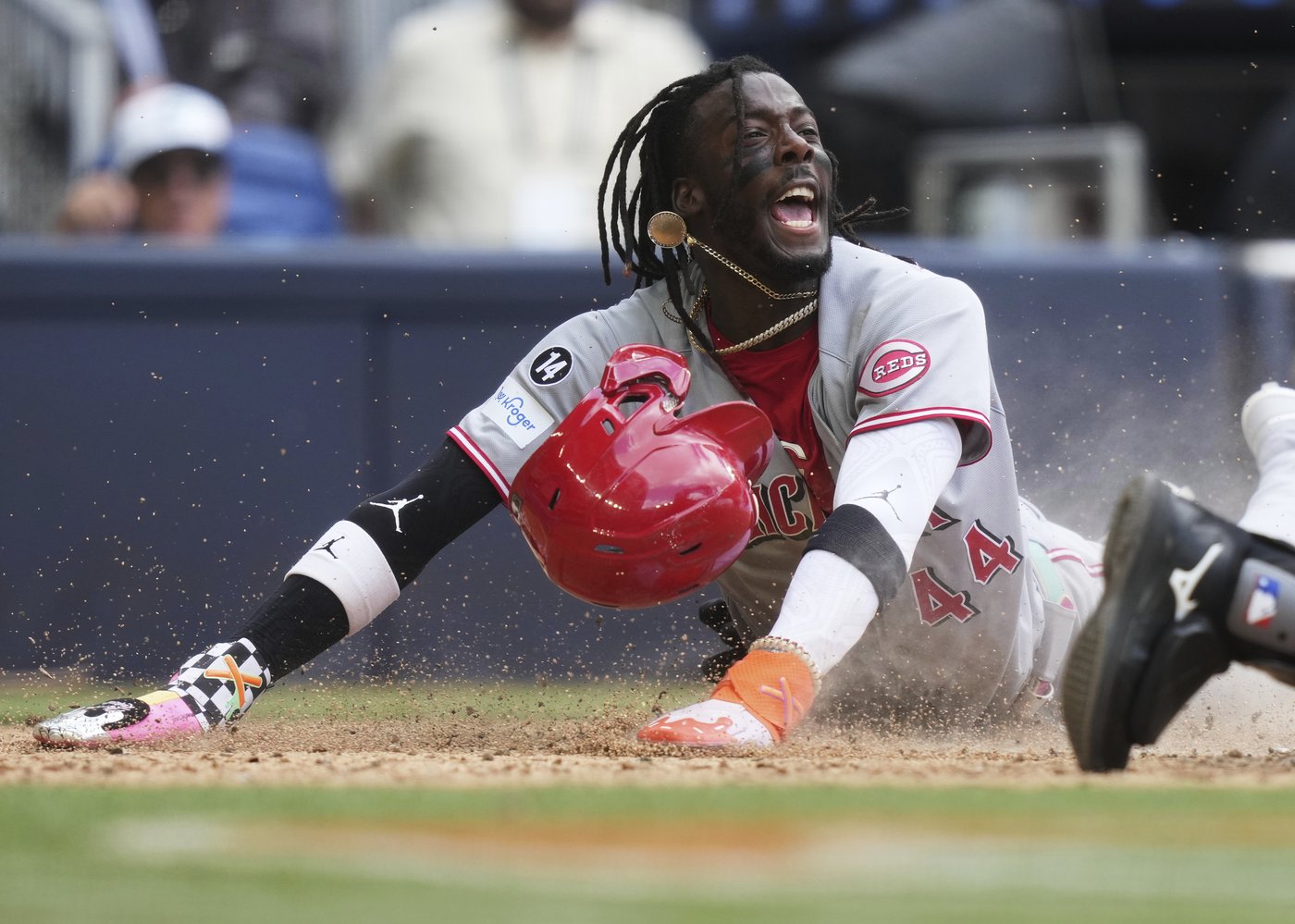 Wynns is a triple shy of the cycle, Singer strikes out 8 as Reds beat Marlins 5-2 | iNFOnews.ca Wynns is a triple shy of the cycle, Singer strikes out 8 as Reds beat Marlins 5-2 | iNFOnews.ca