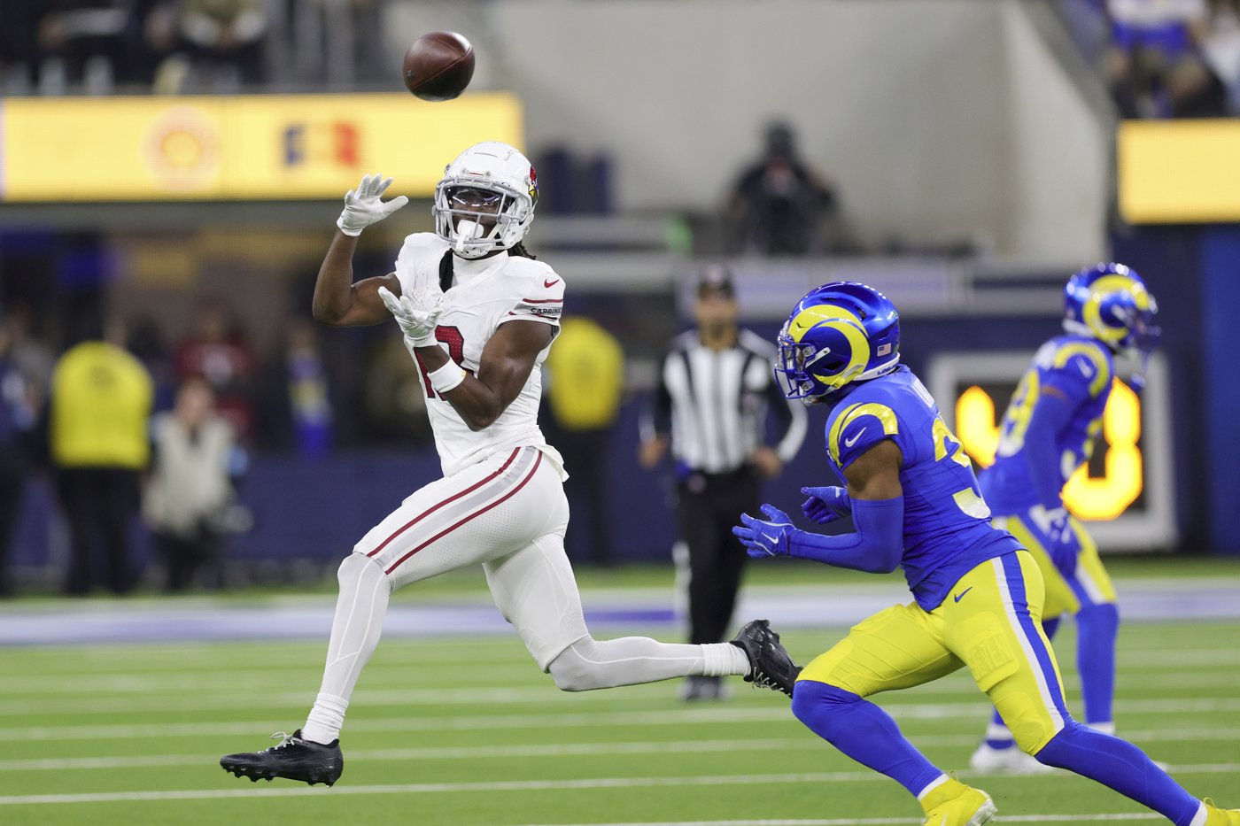 Ahkello Witherspoon makes last-minute interception to preserve Rams' 13-9 win over Arizona | iNFOnews.ca Ahkello Witherspoon makes last-minute interception to preserve Rams' 13-9 win over Arizona | iNFOnews.ca