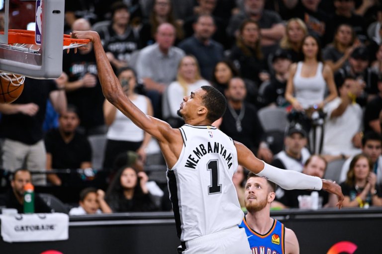 Wembanyama scores 33 points to help Spurs rebound and trounce Thunder 103-82 to even West finals | iNFOnews.ca