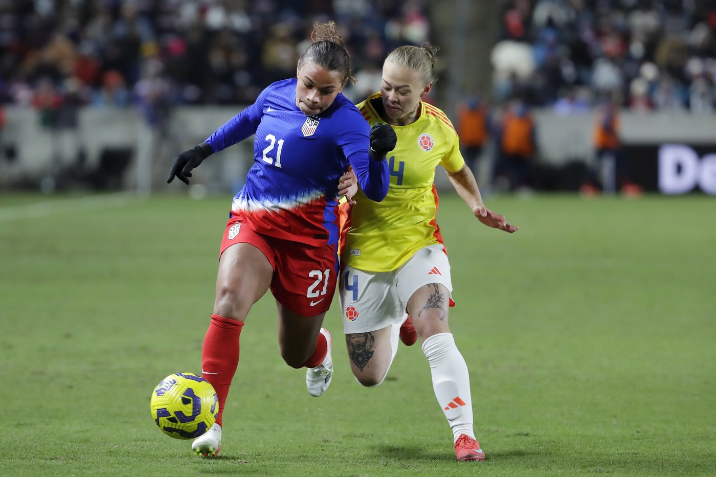 Catarina Macario, Ally Sentnor score, USWNT beats Colombia 2-0 in SheBelieves Cup | iNFOnews.ca Catarina Macario, Ally Sentnor score, USWNT beats Colombia 2-0 in SheBelieves Cup | iNFOnews.ca