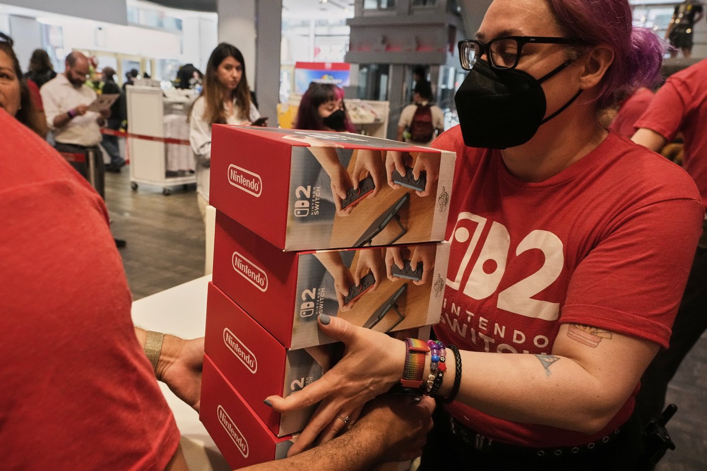 Fans around the world queue up in long lines for the highly anticipated Nintendo Switch 2 launch | iNFOnews.ca