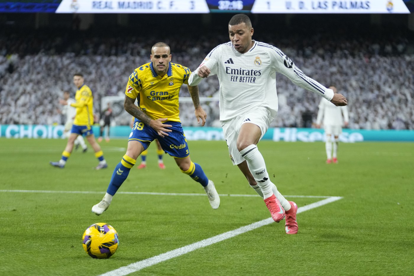 Mbappé puts on a show again with 2 goals as Real Madrid beats Las Palmas 4-1 | iNFOnews.ca