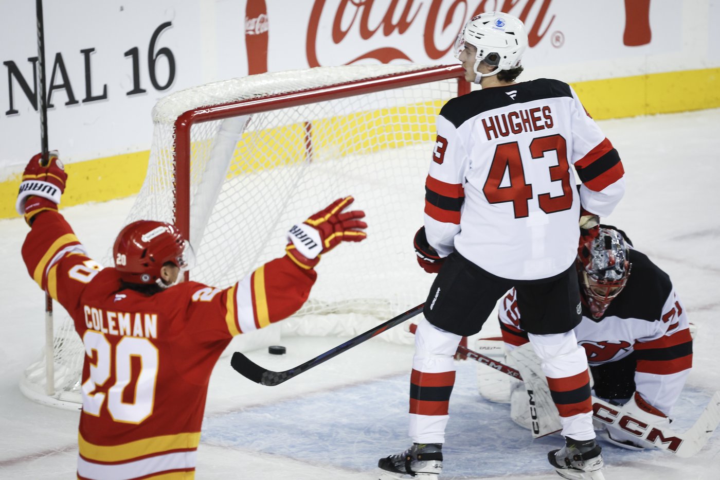 Coleman, Vladar lead the way as Flames snap four-game skid with 3-0 win over Devils | iNFOnews.ca Coleman, Vladar lead the way as Flames snap four-game skid with 3-0 win over Devils | iNFOnews.ca