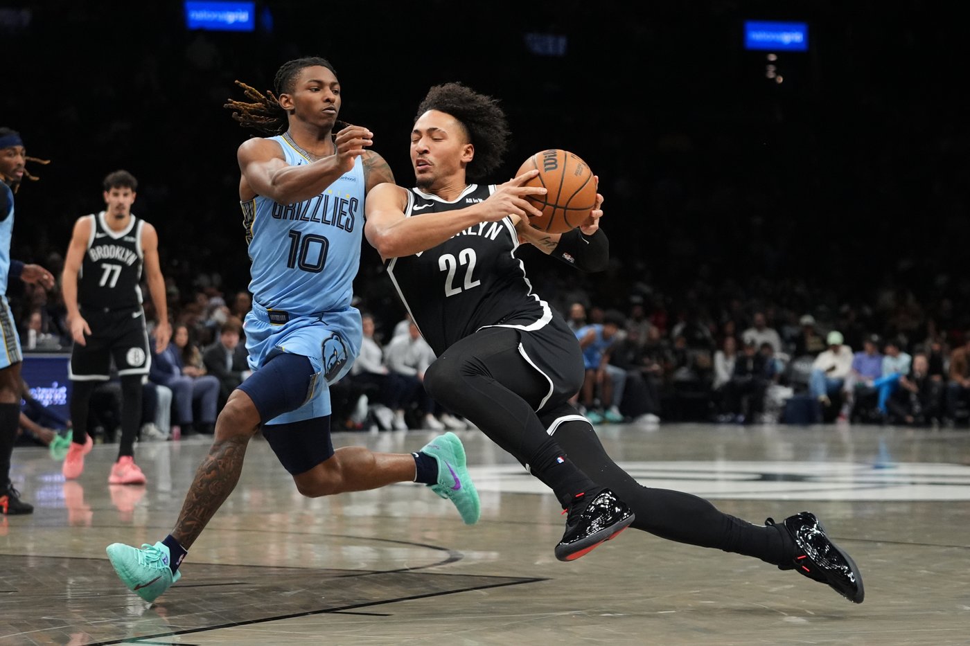 Sharpe and Agbaji lead Nets to 2nd straight win, 126-115 over injury-plagued Grizzlies | iNFOnews.ca