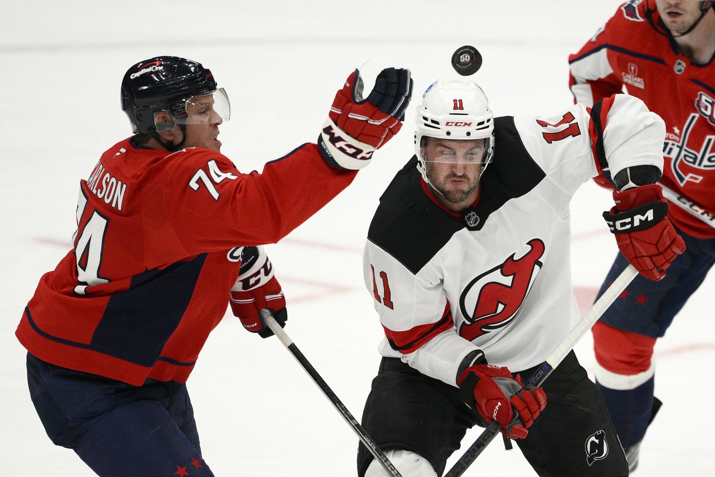 Cotter scores 2 goals to lift Devils over Capitals 5-3 | iNFOnews.ca Cotter scores 2 goals to lift Devils over Capitals 5-3 | iNFOnews.ca