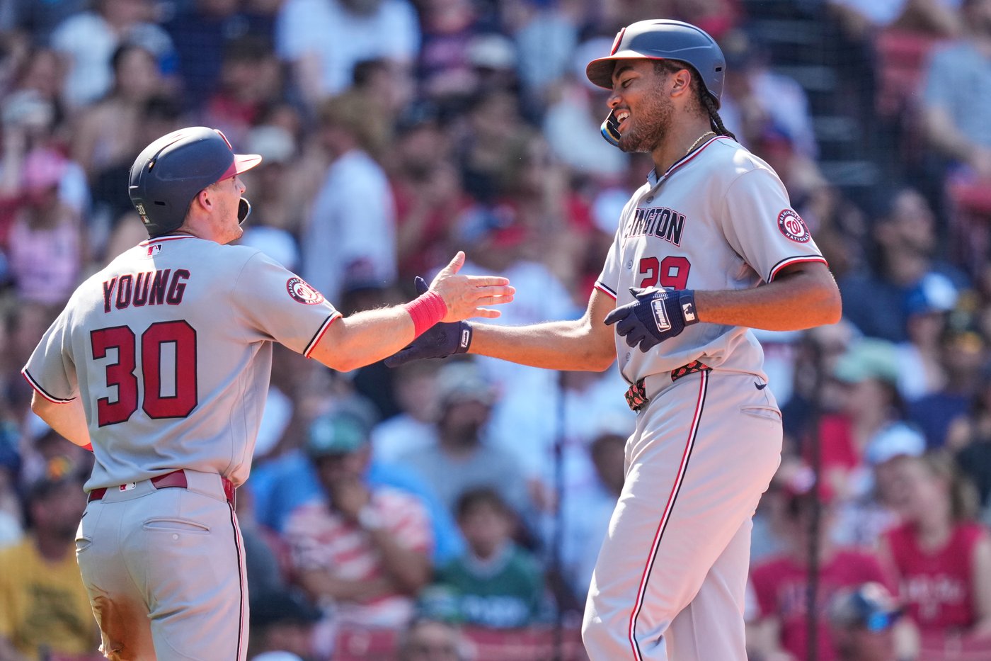 James Woods hits a 3-run homer as the Nationals beat the Red Sox 10-2 to take the series | iNFOnews.ca
