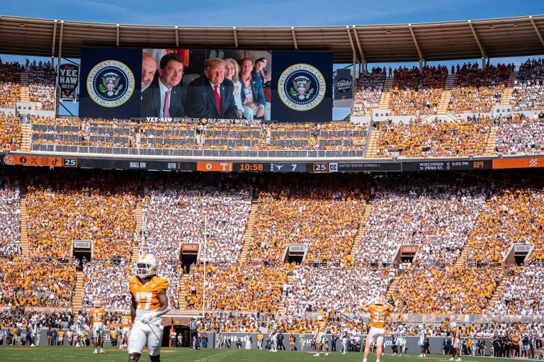 The midterm elections won't keep Trump from college football on Saturday. A hurricane might | iNFOnews.ca