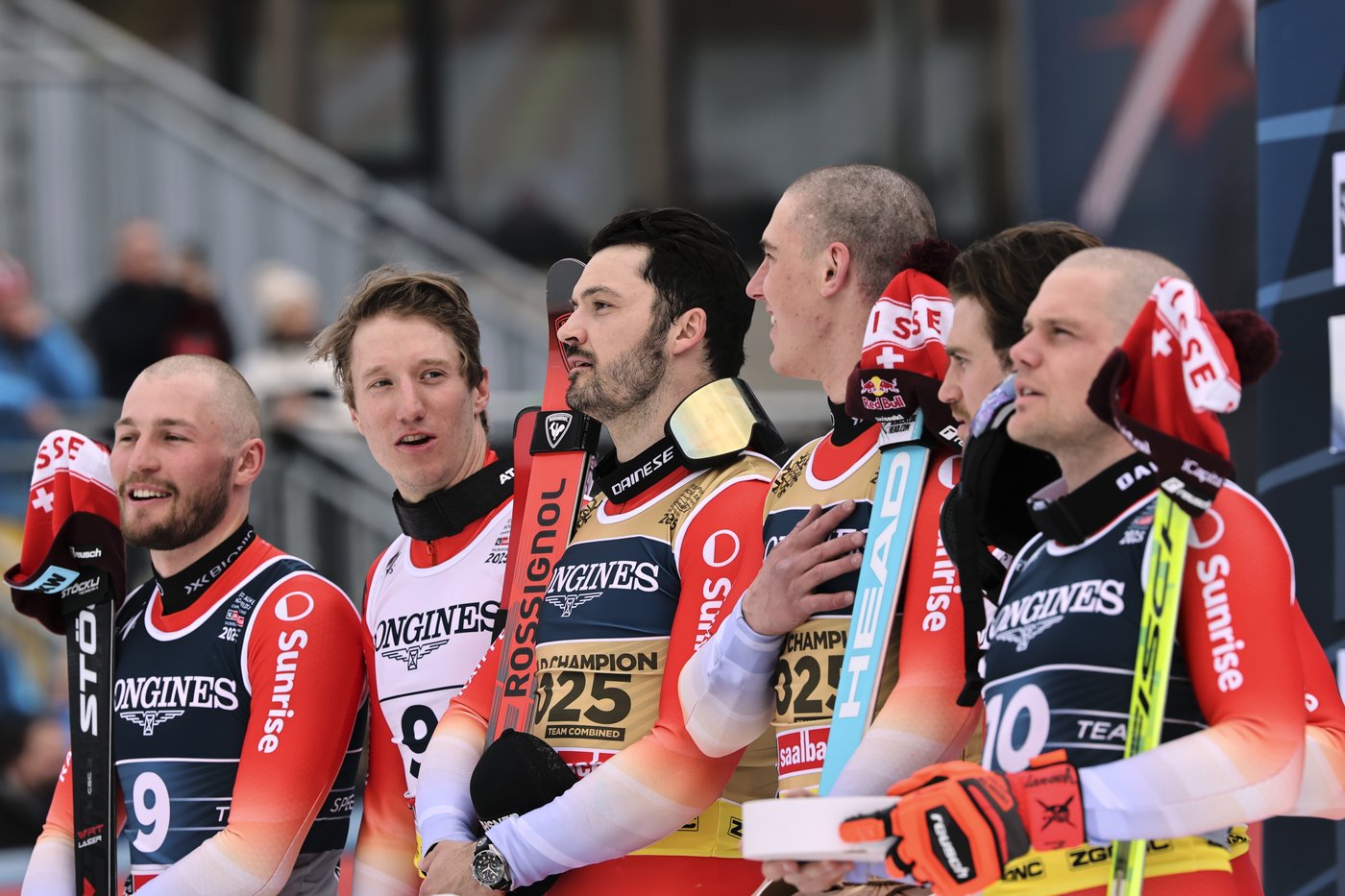 Bald and bold, Swiss skiers build on team spirit as they claim their 3rd gold at the worlds | iNFOnews.ca Bald and bold, Swiss skiers build on team spirit as they claim their 3rd gold at the worlds | iNFOnews.ca