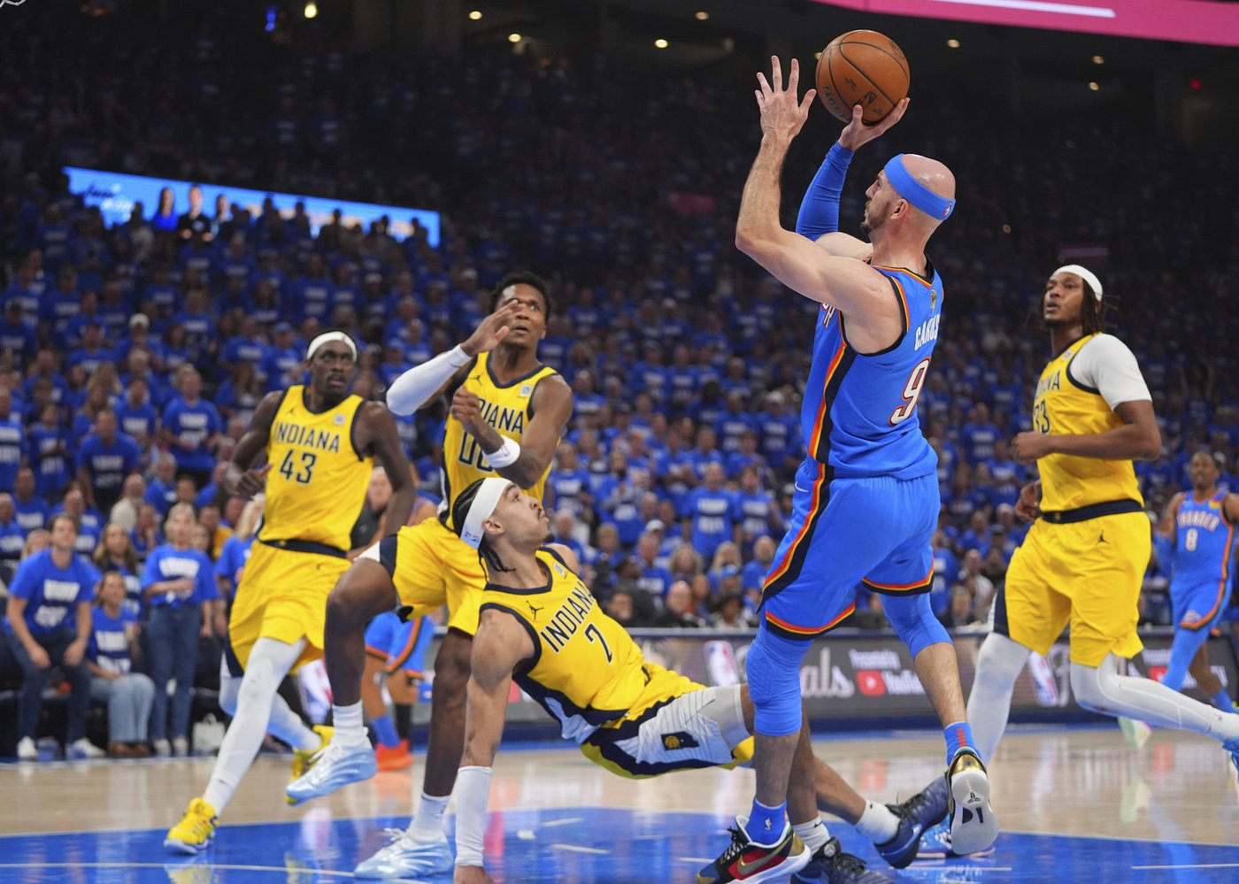 Shai Gilgeous-Alexander gets help in Game 2 as Thunder roll past Pacers to even NBA Finals | iNFOnews.ca Shai Gilgeous-Alexander gets help in Game 2 as Thunder roll past Pacers to even NBA Finals | iNFOnews.ca