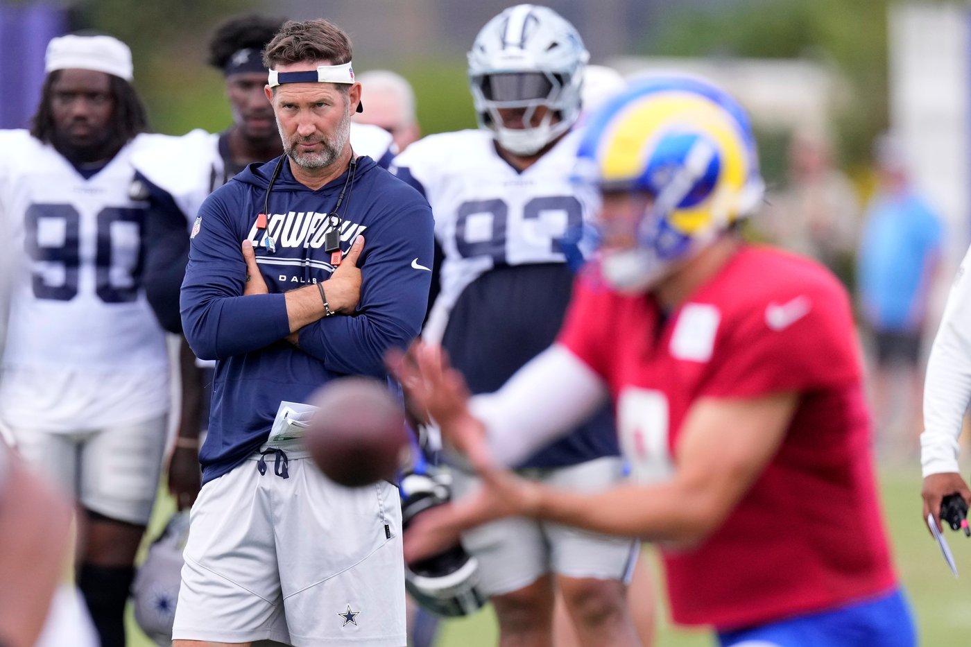 Myles Garrett held out of Rams' joint practice with Cowboys; Puka Nacua leaves early with injury | iNFOnews.ca Myles Garrett held out of Rams' joint practice with Cowboys; Puka Nacua leaves early with injury | iNFOnews.ca