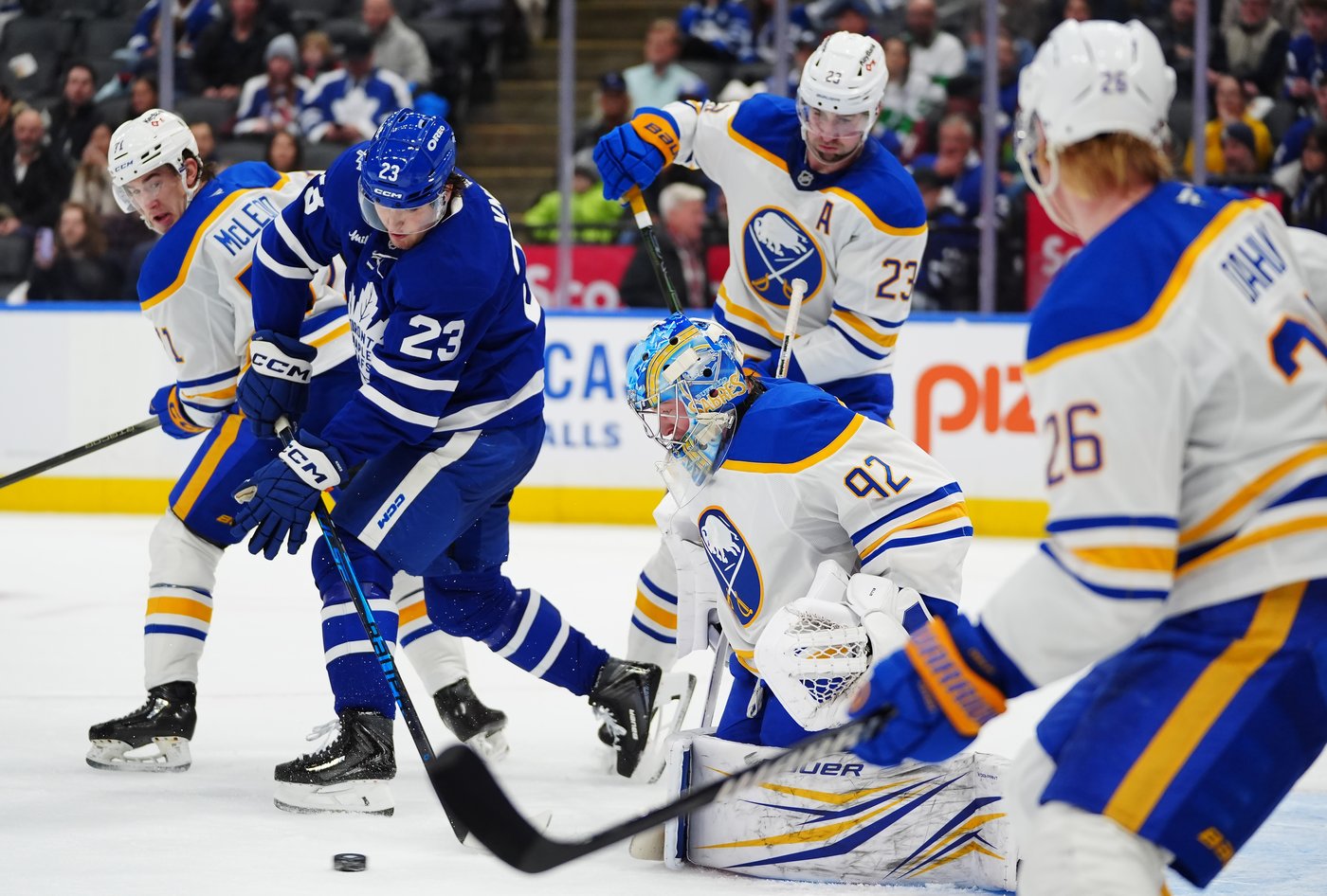 Dahlin's first hat trick leads Buffalo Sabres over slumping Toronto Maple Leafs 7-4 | iNFOnews.ca Dahlin's first hat trick leads Buffalo Sabres over slumping Toronto Maple Leafs 7-4 | iNFOnews.ca