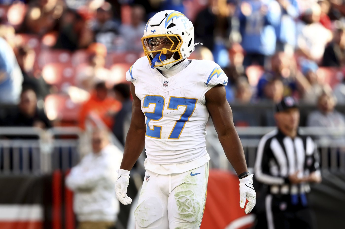 Chargers activate running back J.K. Dobbins off injured reserve before Saturday's game at Patriots | iNFOnews.ca Chargers activate running back J.K. Dobbins off injured reserve before Saturday's game at Patriots | iNFOnews.ca