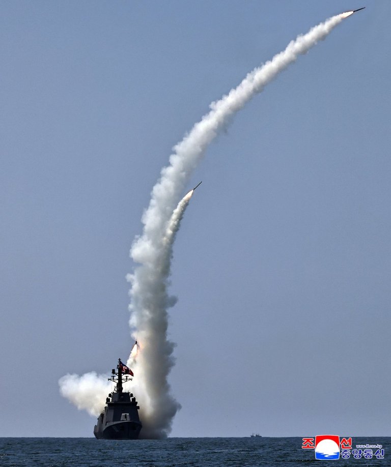 North Korean leader Kim observes weapons tests from new naval destroyer | iNFOnews.ca