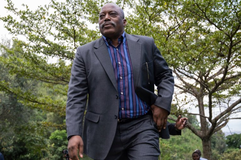 Former Congo leader Kabila appears at Kenya political meeting despite absentia death sentence | iNFOnews.ca
