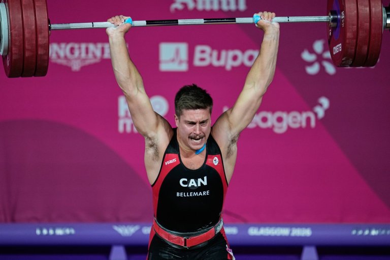 Canada's Alex Bellemarre wins weightlifting silver at Commonwealth Games | iNFOnews.ca