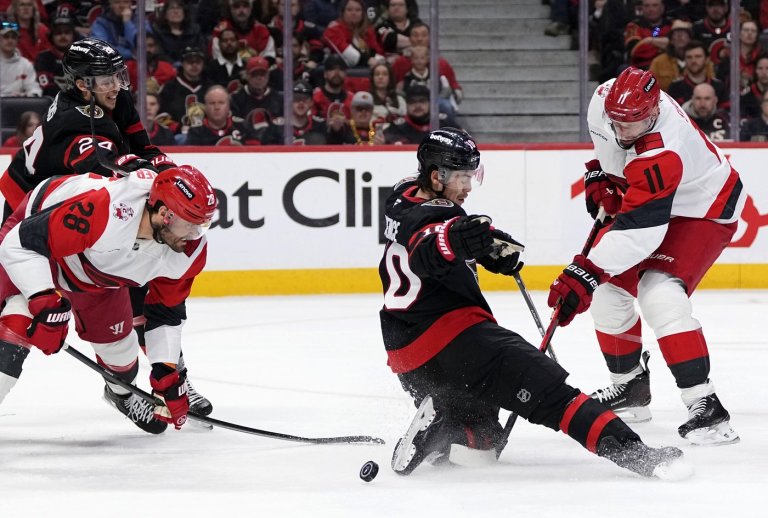 Stankoven scores again, Hurricanes down Senators to complete four-game sweep | iNFOnews.ca
