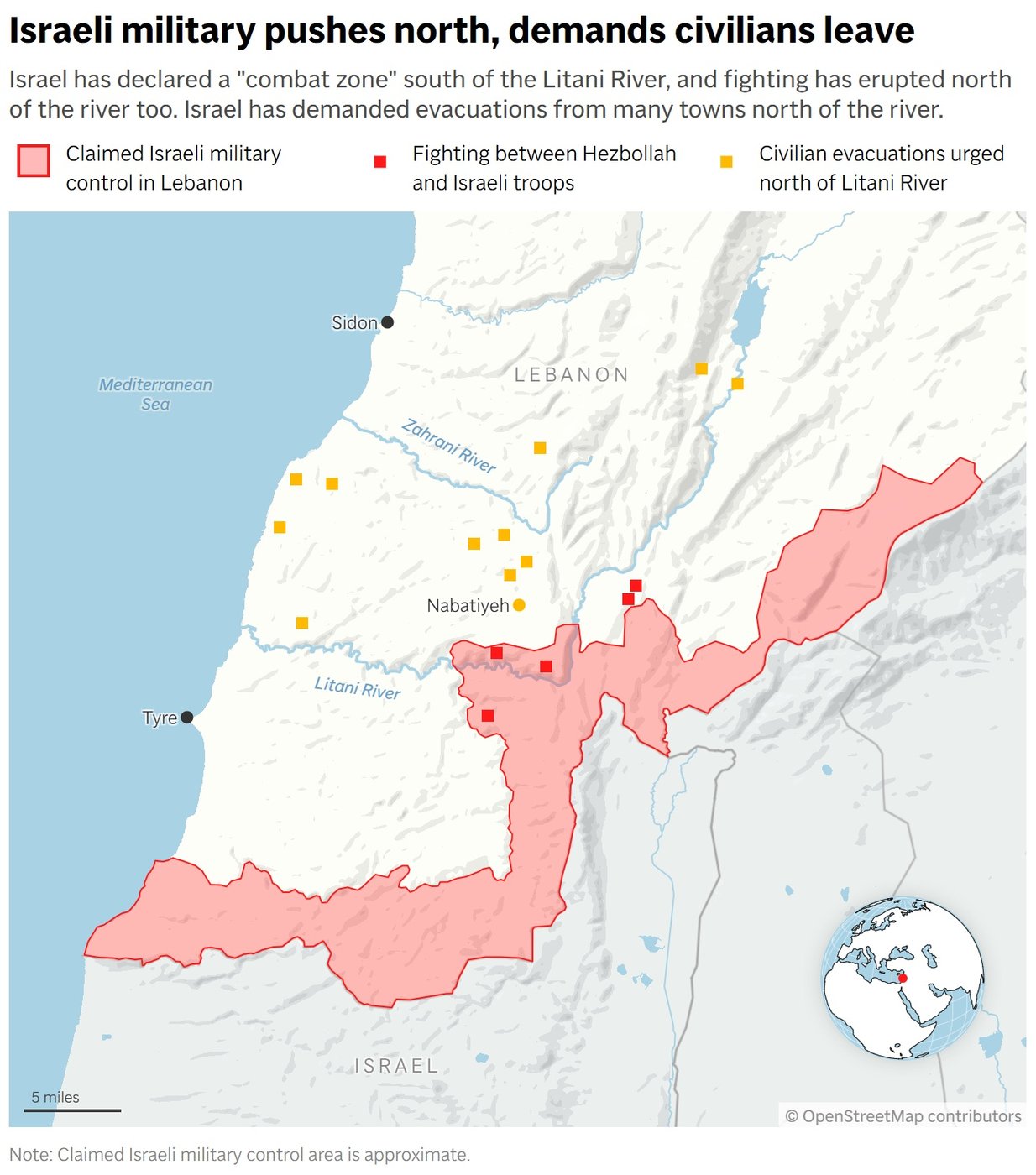 Israeli launches strikes near ancient heritage castle site in southern Lebanon | iNFOnews.ca