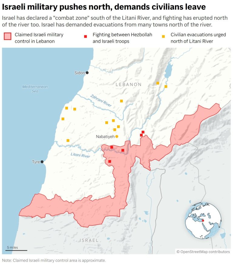 Israeli strikes reportedly pound near Crusader-built castle in Lebanon | iNFOnews.ca