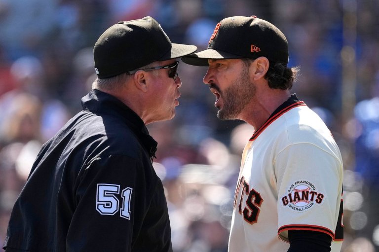 Giants manager Tony Vitello ejected for MLB-leading 7th time this season | iNFOnews.ca