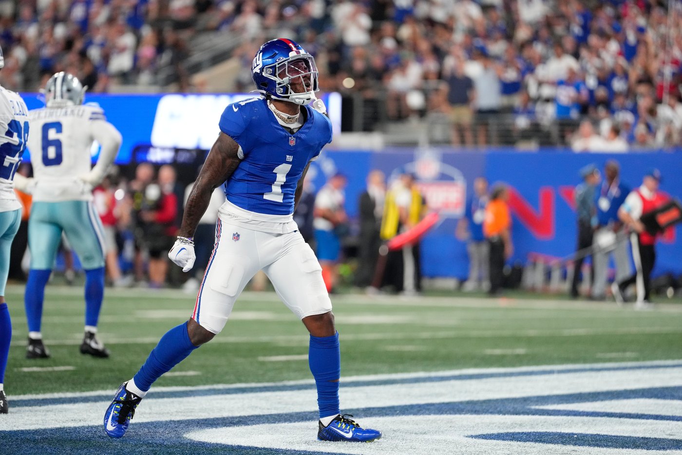 Malik Nabers shines for the Giants in his first game back, 350 days since torn ACL | iNFOnews.ca