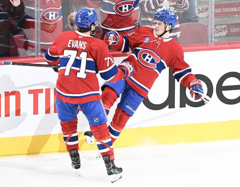 Cole Caufield scores overtime winner as Canadiens down Sabres 4-3 | iNFOnews.ca