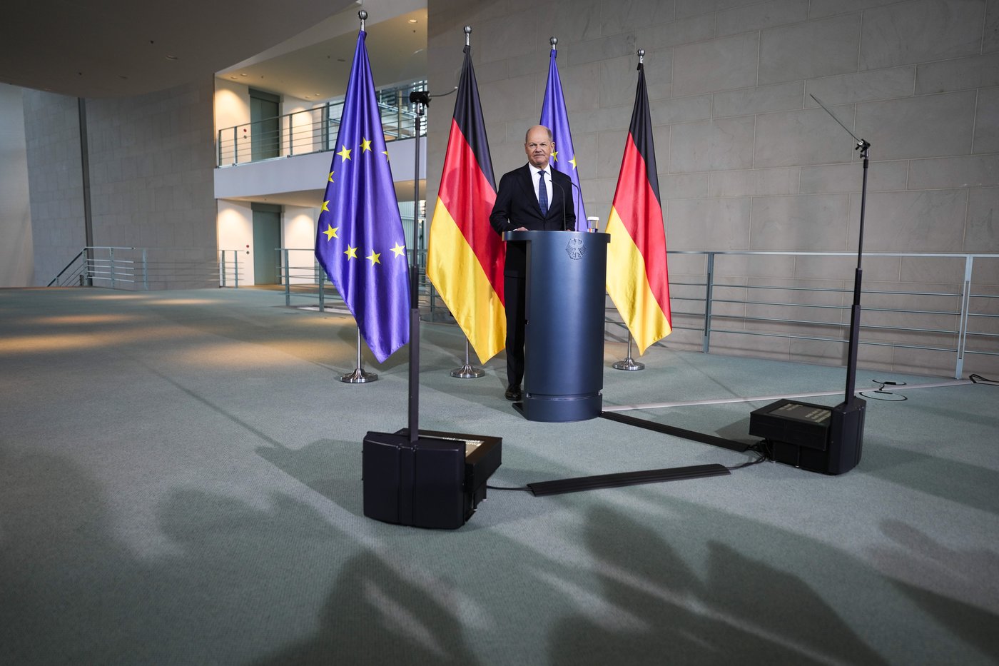 Germany's leader says all countries must respect existing borders, in a rebuttal of Trump | iNFOnews.ca Germany's leader says all countries must respect existing borders, in a rebuttal of Trump | iNFOnews.ca