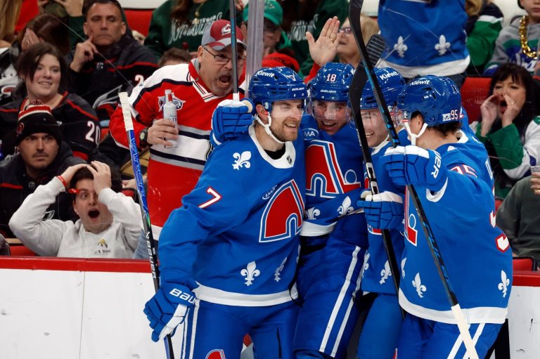 Nelson scores twice in 3rd as Avalanche rally past Hurricanes, 5-3 | iNFOnews.ca