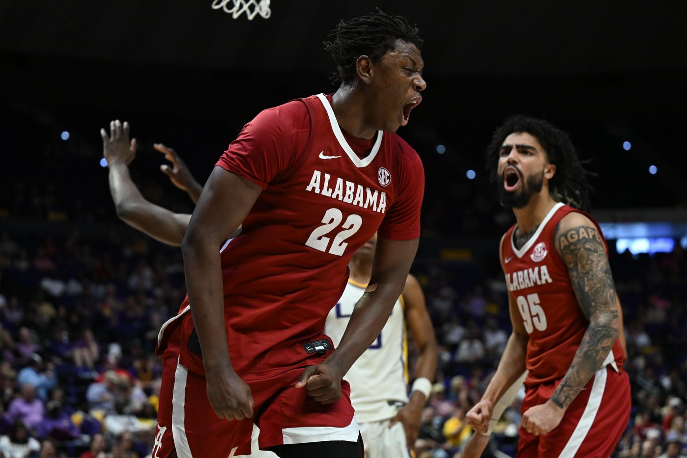 No. 25 Alabama beats LSU 90-83 for its 6th straight victory | iNFOnews.ca