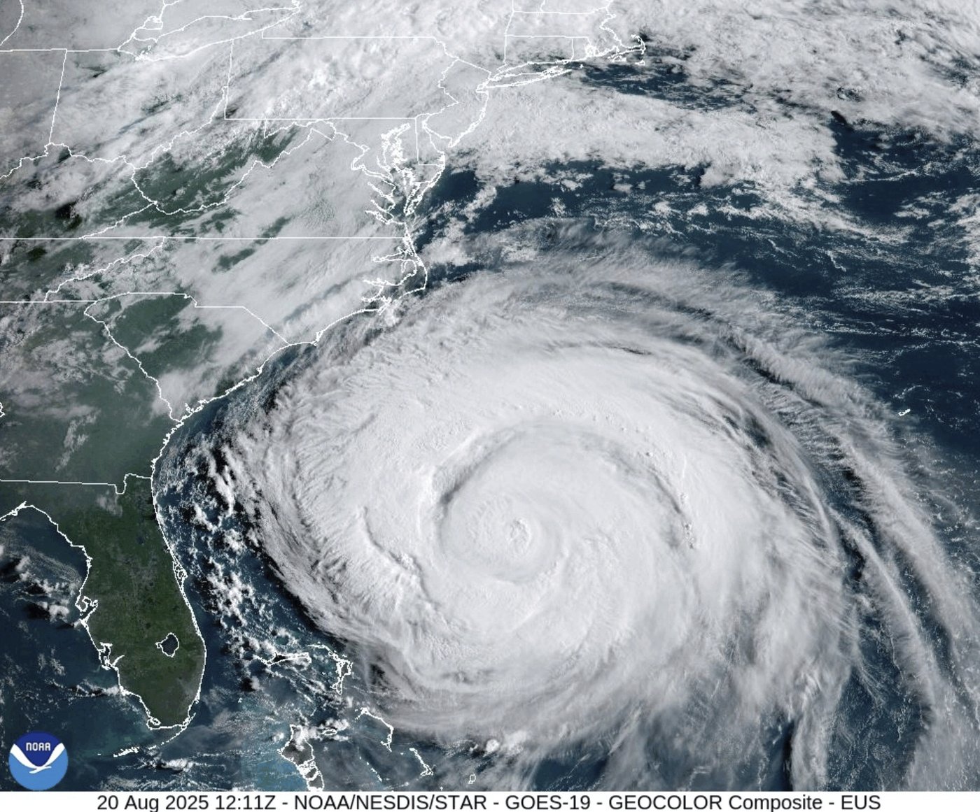 Hurricane Erin picking up steam as it edges along the East Coast | iNFOnews.ca