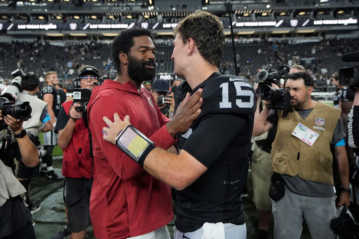 Fernando Mendoza dives into video study after Raiders' loss in preseason opener | iNFOnews.ca