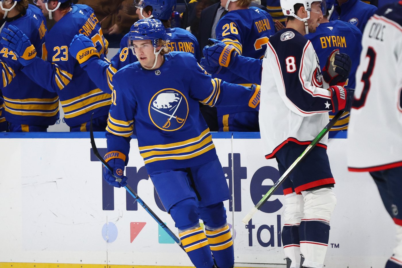 Wood scores 2 including winner in return from injury, lifting Blue Jackets to 4-3 win over Sabres | iNFOnews.ca Wood scores 2 including winner in return from injury, lifting Blue Jackets to 4-3 win over Sabres | iNFOnews.ca