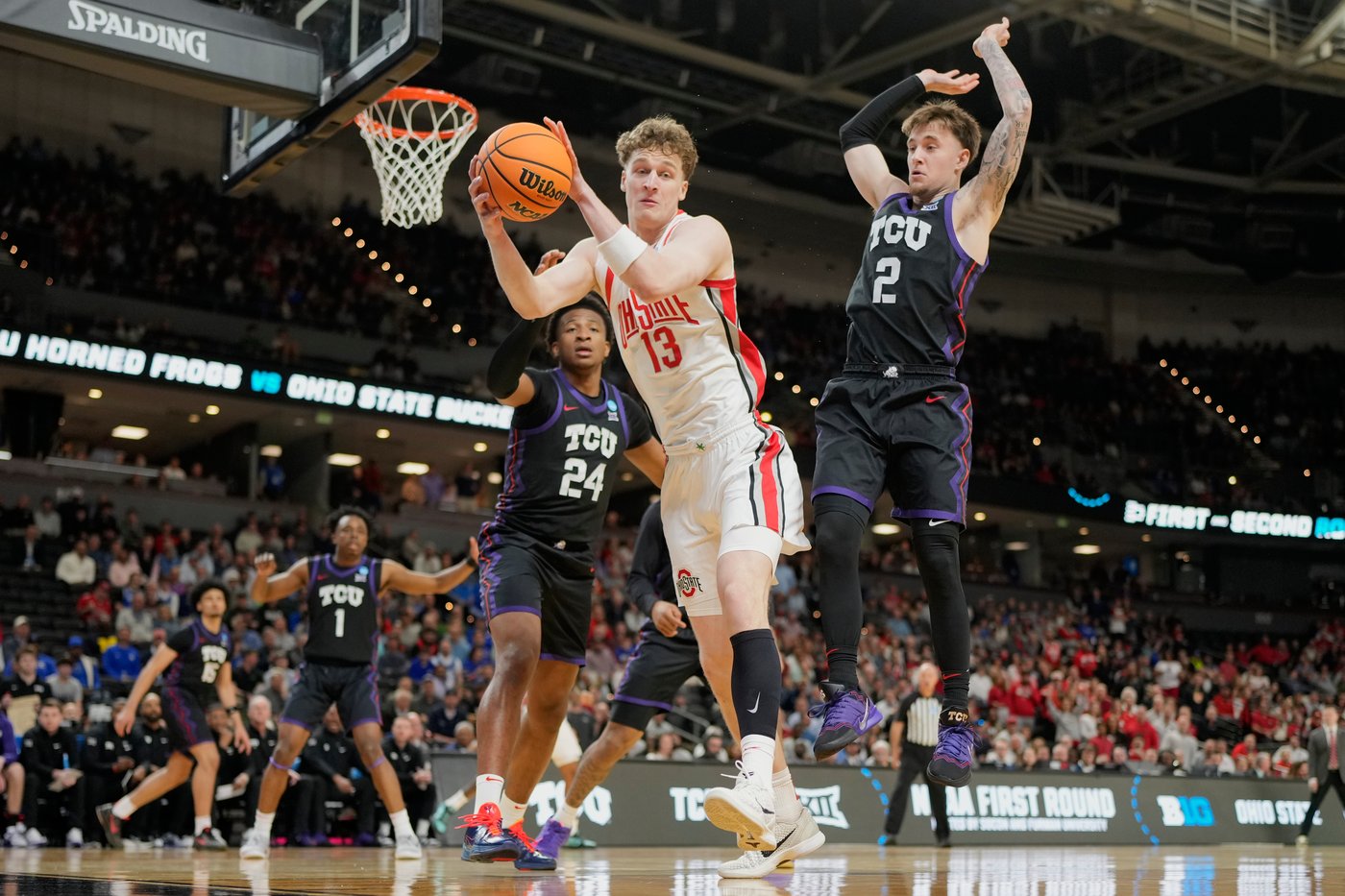 Xavier Edmonds' layup with 4.3 seconds left lifts TCU to 66-64 March Madness win over Ohio State | iNFOnews.ca