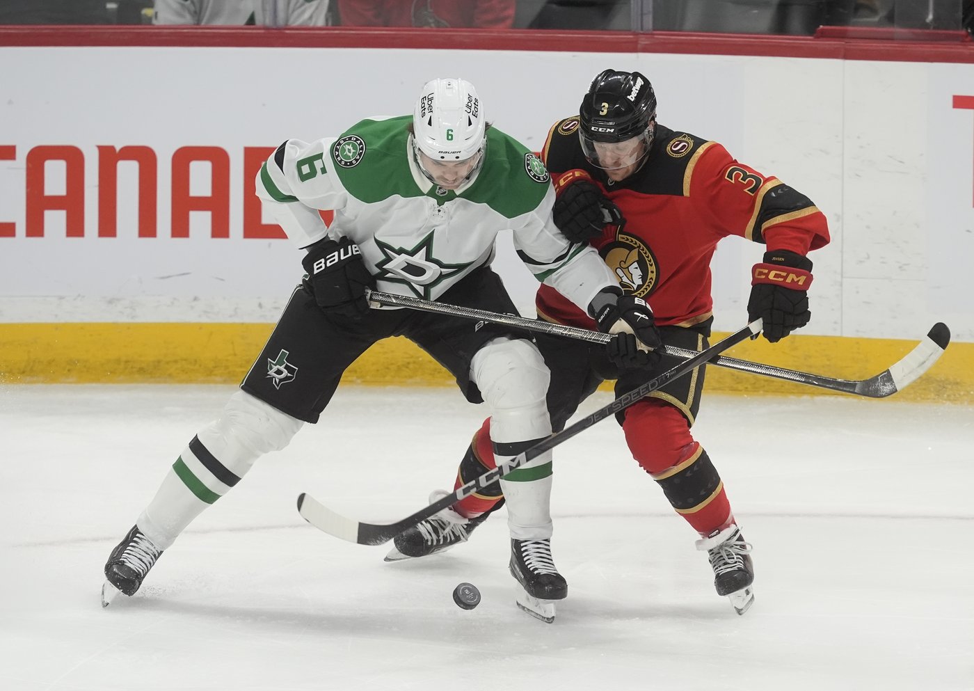 Hintz caps Stars' comeback with overtime goal in 3-2 win over Senators | iNFOnews.ca