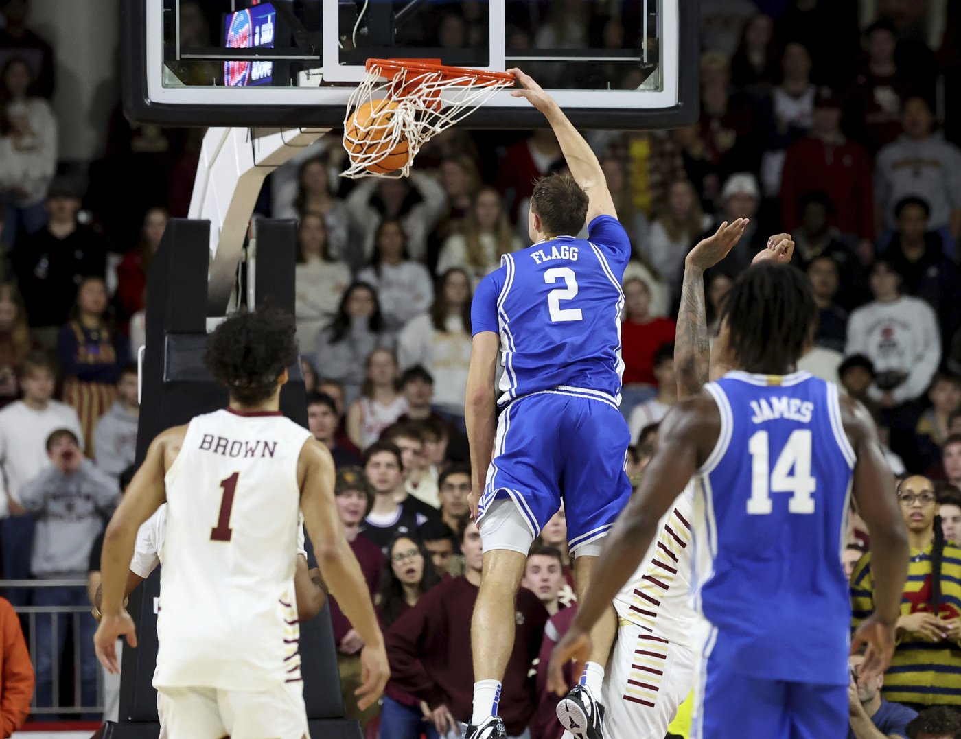 Duke freshman Cooper Flagg returns to New England and gives Maine fans a show against BC | iNFOnews.ca