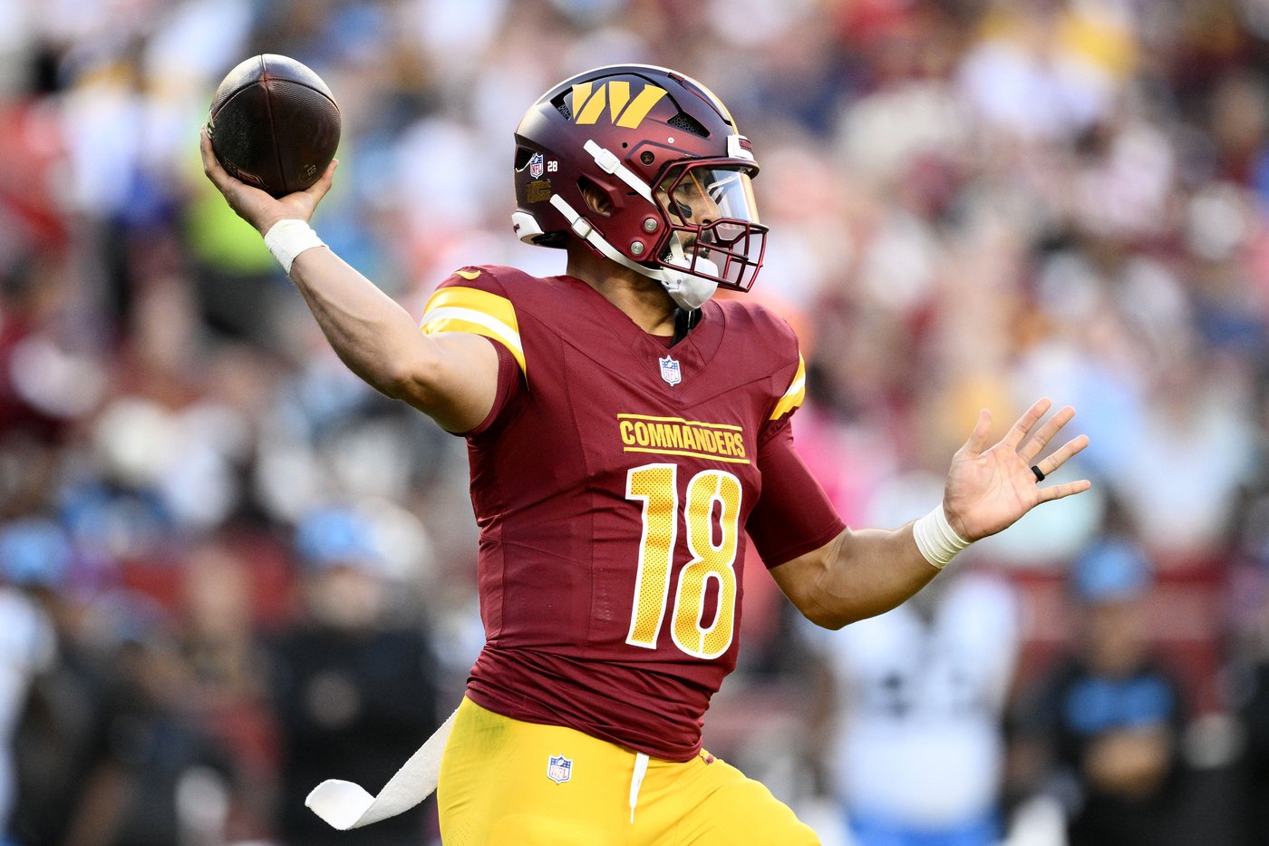 Commanders not missing a beat with Mariota replacing Daniels at QB validates Kingsbury's offense | iNFOnews.ca Commanders not missing a beat with Mariota replacing Daniels at QB validates Kingsbury's offense | iNFOnews.ca