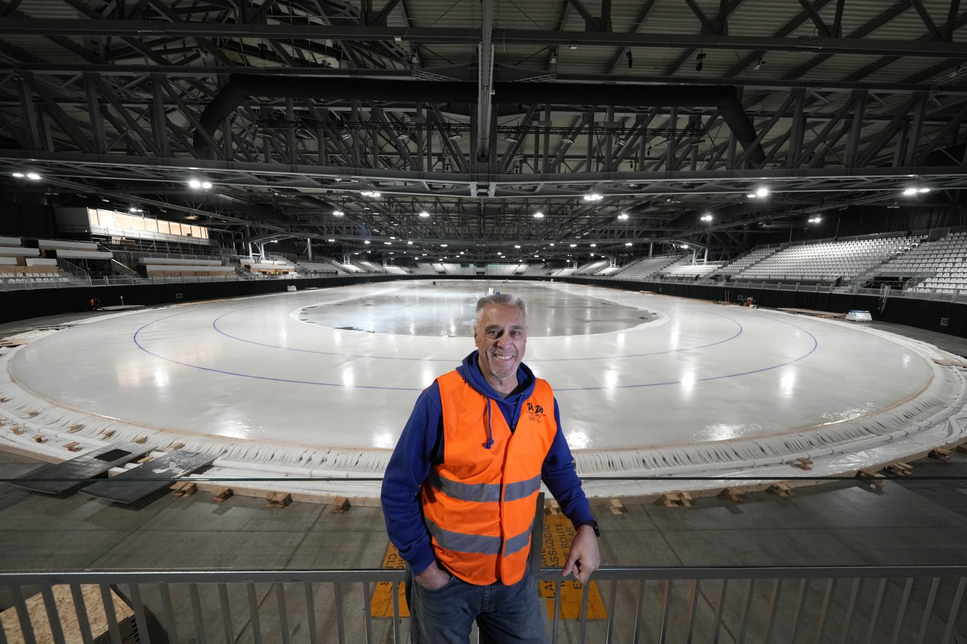 Canadian ice master makes Olympic history with the Games' 1st indoor temporary speedskating rink | iNFOnews.ca
