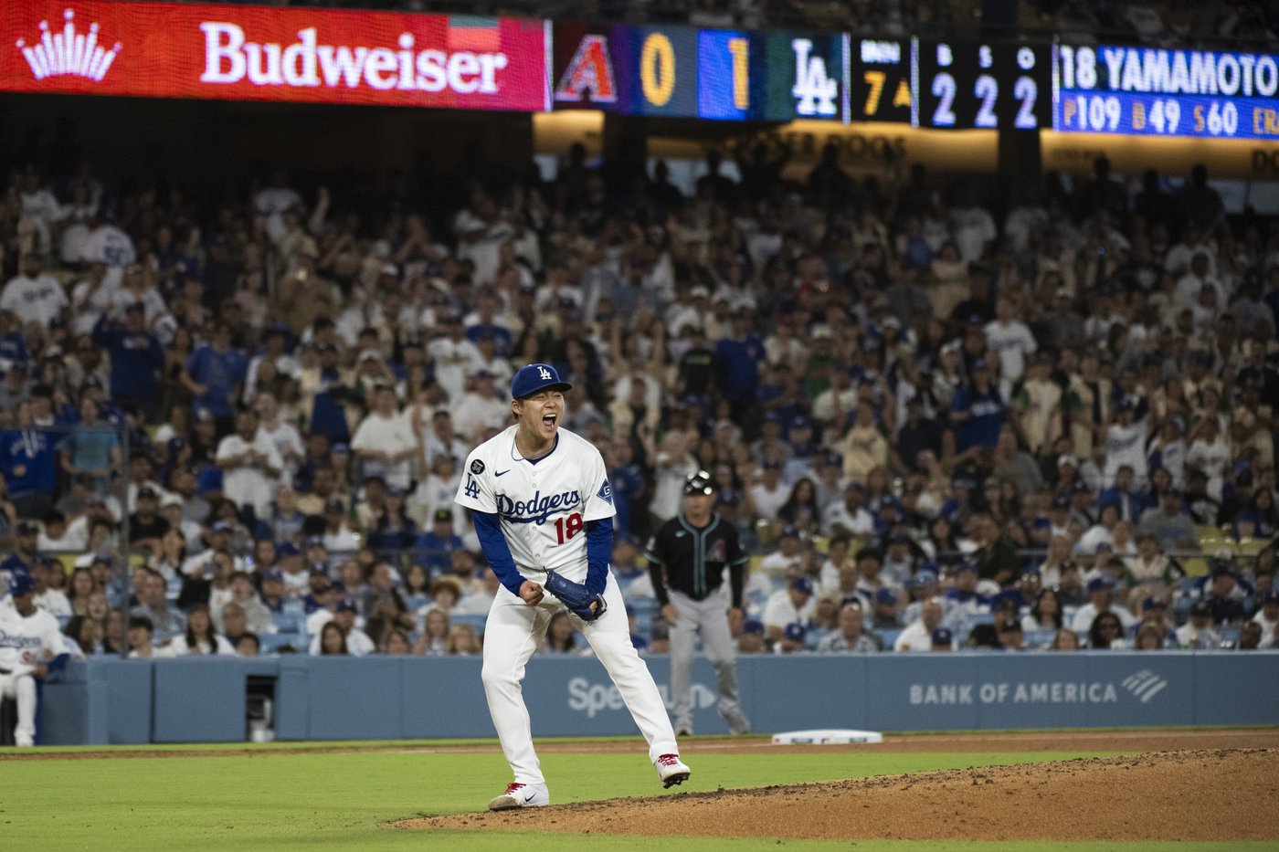 Dodgers' Yoshinobu Yamamoto goes 7 scoreless innings in 4-3 win over Diamondbacks | iNFOnews.ca Dodgers' Yoshinobu Yamamoto goes 7 scoreless innings in 4-3 win over Diamondbacks | iNFOnews.ca