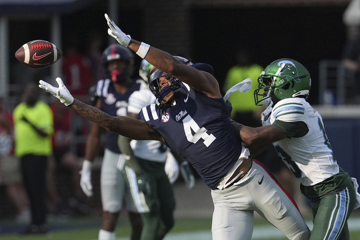 Trinidad Chambliss leads No. 13 Mississippi past previously unbeaten Tulane, 45-10 | iNFOnews.ca Trinidad Chambliss leads No. 13 Mississippi past previously unbeaten Tulane, 45-10 | iNFOnews.ca