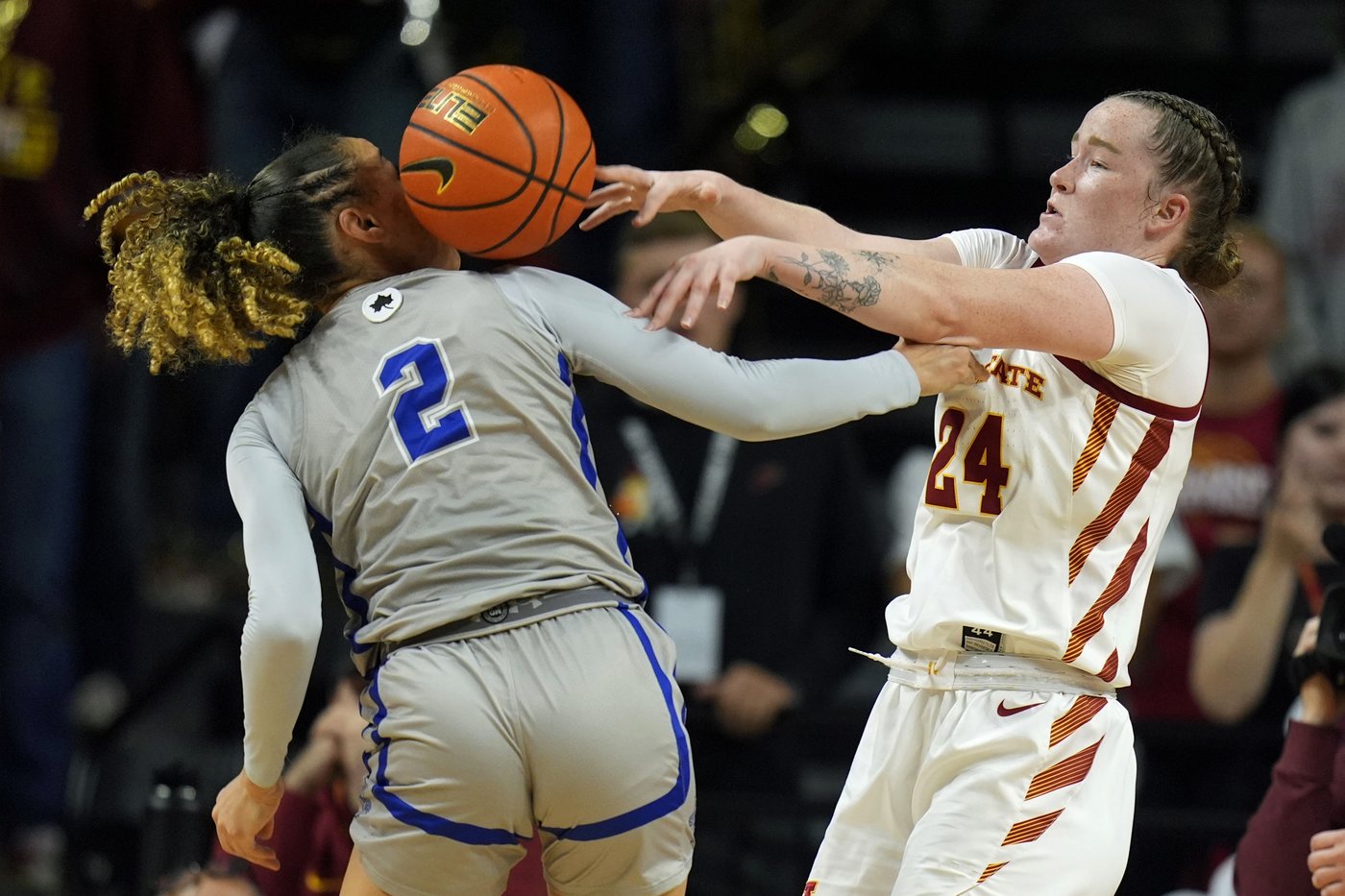 Crooks scores 16, Brown has double-double as No. 8 Iowa State women beat Indiana State 64-42 | iNFOnews.ca