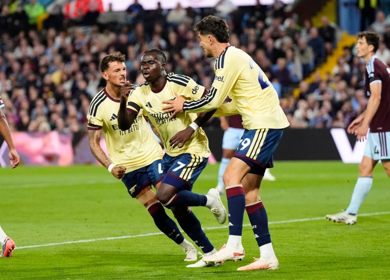 Saka makes the diference as Arsenal down Villa to maintain winning start | iNFOnews.ca