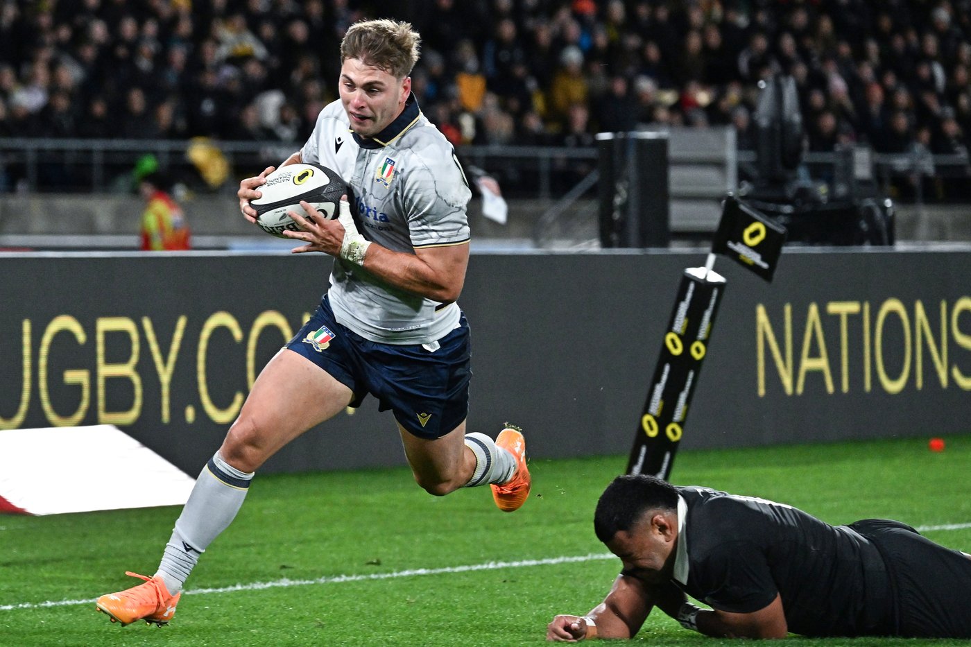 Jordan achieves a try-scoring record as New Zealand beats Italy 47-17 in the Nations Championship | iNFOnews.ca Jordan achieves a try-scoring record as New Zealand beats Italy 47-17 in the Nations Championship | iNFOnews.ca
