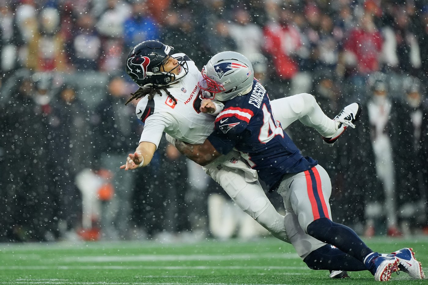 C.J. Stroud's 4 interceptions dig a hole the Texans' defense can't get out of in loss to Patriots | iNFOnews.ca C.J. Stroud's 4 interceptions dig a hole the Texans' defense can't get out of in loss to Patriots | iNFOnews.ca