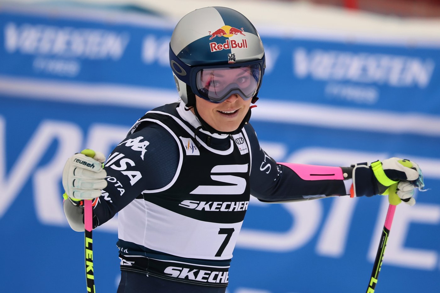 Lindsey Vonn's consistency is unparalleled in the Olympic ski season with 7 podiums in 8 races | iNFOnews.ca