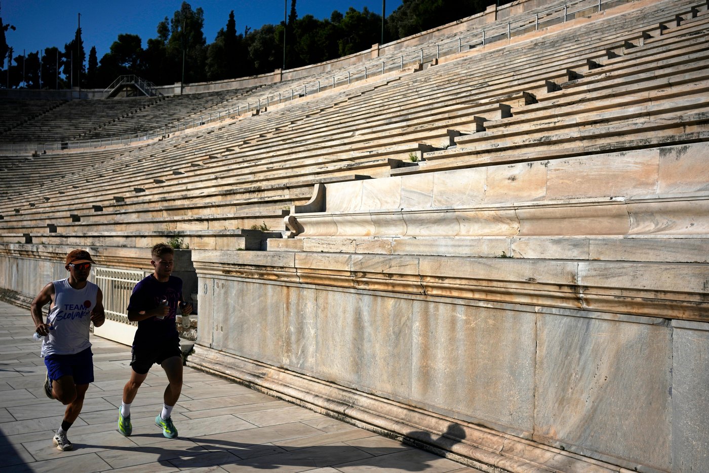 Athens is cleaning its all-marble Olympic stadium for the first time in more than a century | iNFOnews.ca Athens is cleaning its all-marble Olympic stadium for the first time in more than a century | iNFOnews.ca