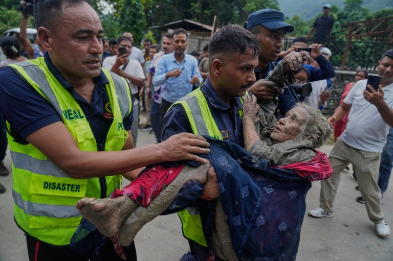 Photos show aftermath of flash floods in Nepal | iNFOnews.ca